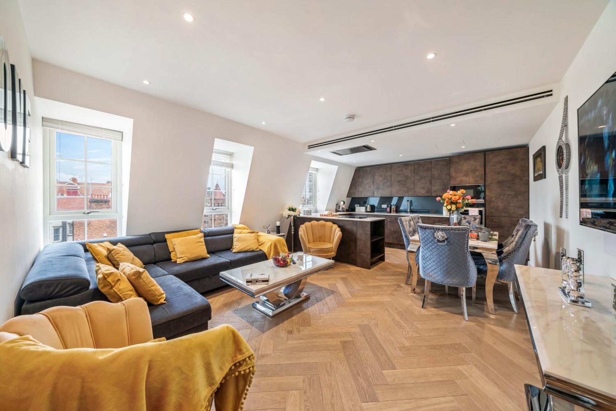 Panoramic Perfection Marble Arch 2Br Penthouse 74 Apartment ลอนดอน ภายนอก รูปภาพ